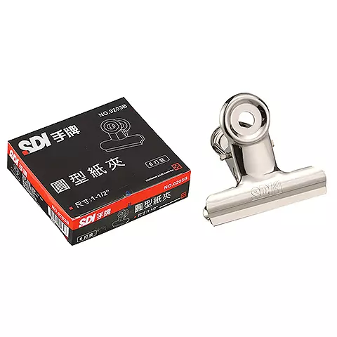 SDI手牌 0203B 圓型紙夾 1 1/2吋 單支