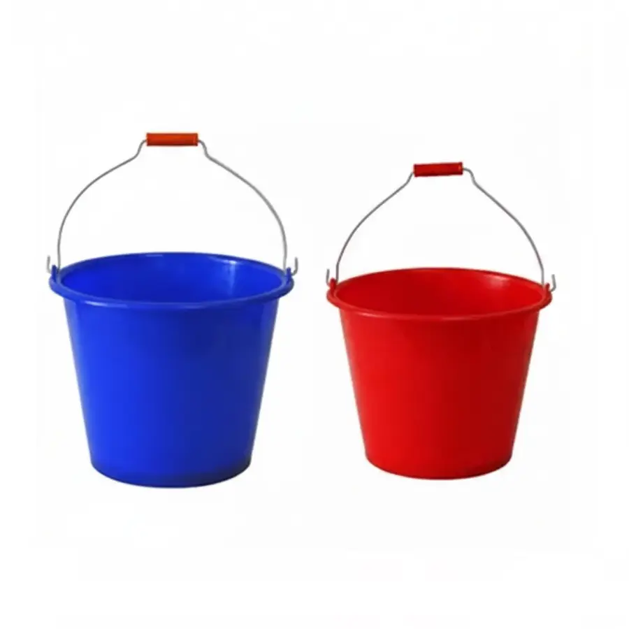 WBST034彈力水桶34cm 15L 紅.藍(圓徑350x高280mm)