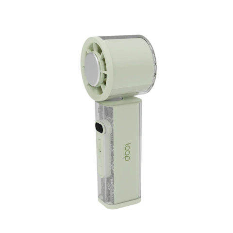  LOOP 製冷可擺頭手持風扇 PF-01 淺綠