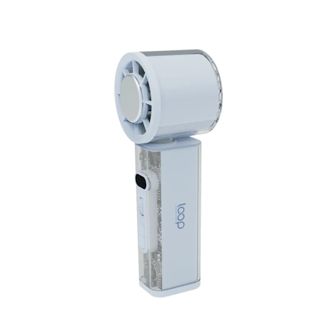  LOOP 製冷可擺頭手持風扇 PF-01 淺藍