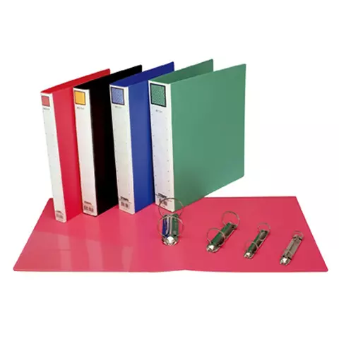 STRONG自強 PP505A 二孔圓型夾3/4吋-無耳(背寬2.5cm)(黑)