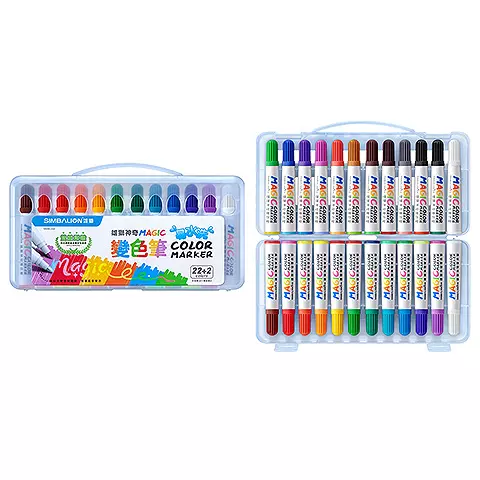 MGM-222 雄獅神奇變色筆22+2(藍盒)